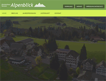 Tablet Screenshot of missionshaus-alpenblick.com